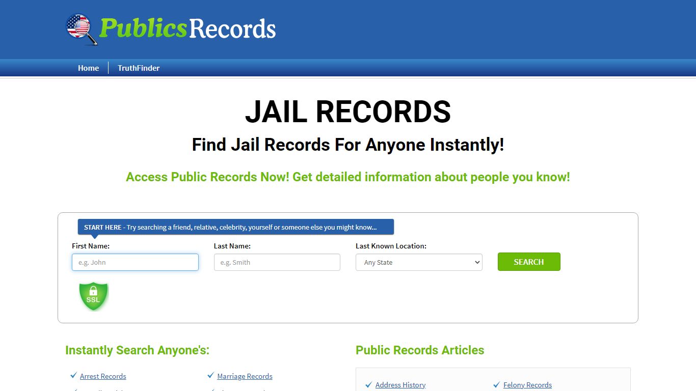 Find Jail Records For Anyone